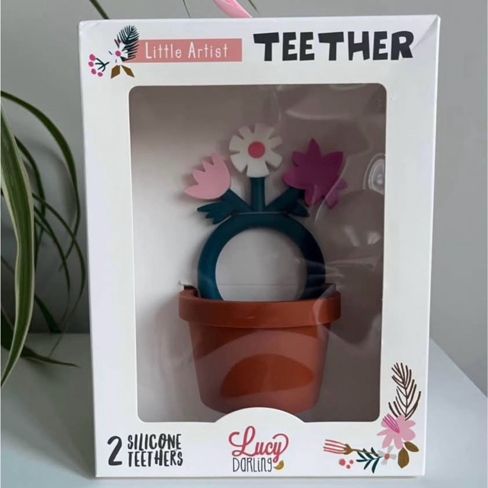 Darling Floral Silicone Teether Set